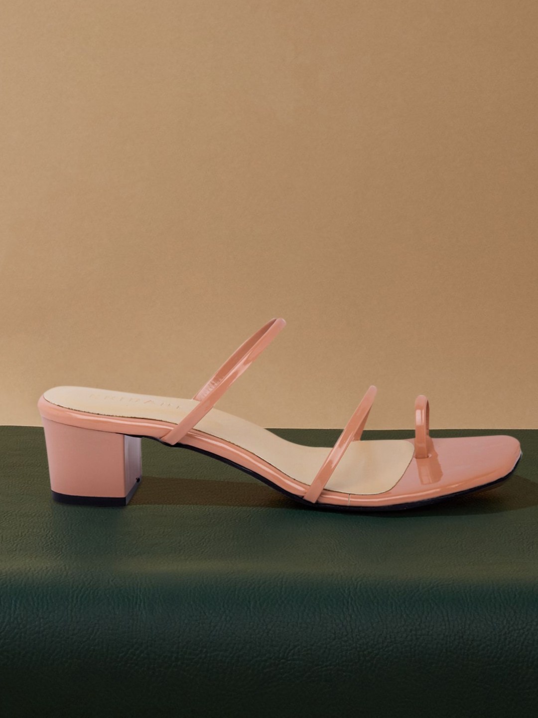 

ERIDANI Women Pink Solid Sandals