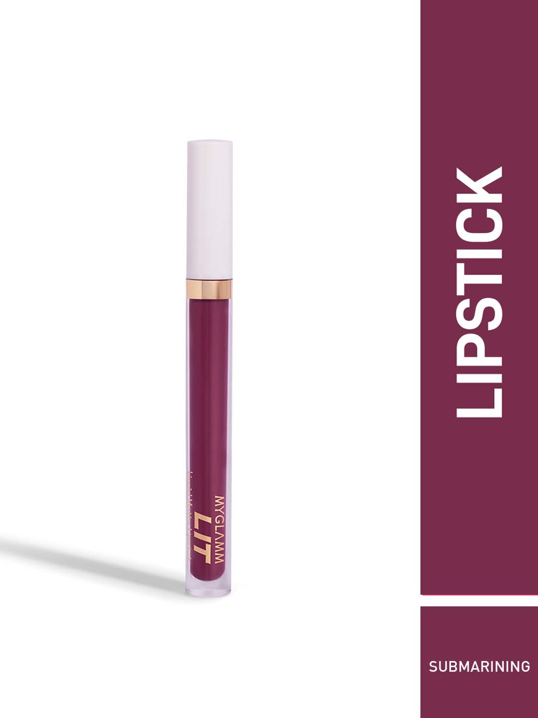 

MyGlamm LIT Liquid Matte Lipstick 3 ml - Submarining, Pink