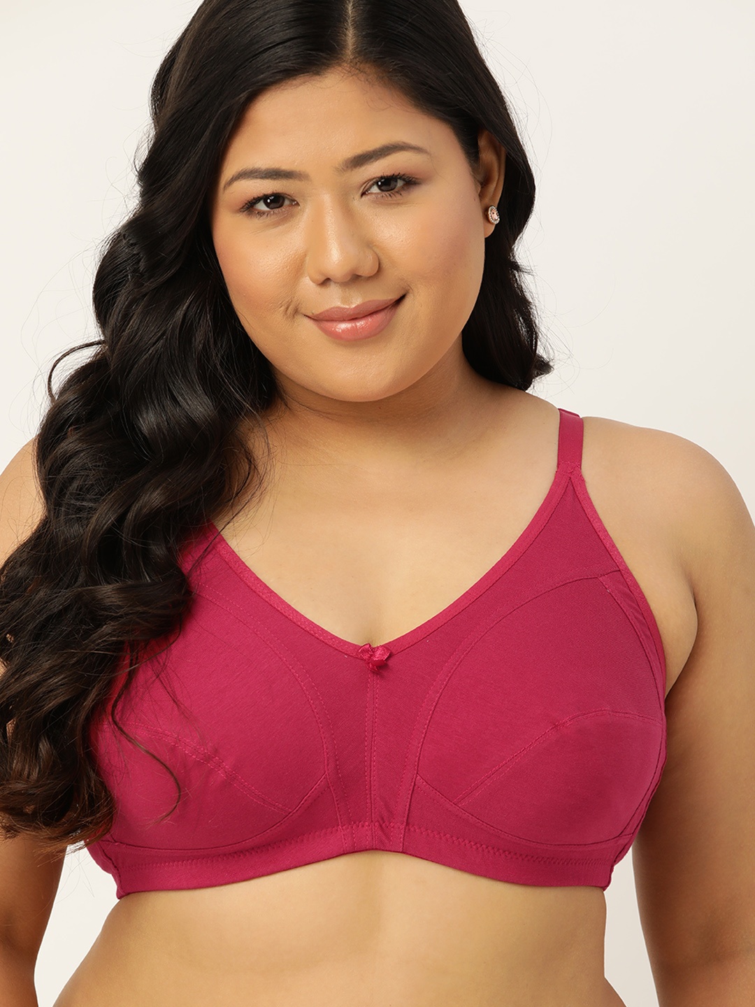 

Sztori Women Maroon Solid Non-Wired Non Padded T-shirt Bra PM-SZ-MF-01
