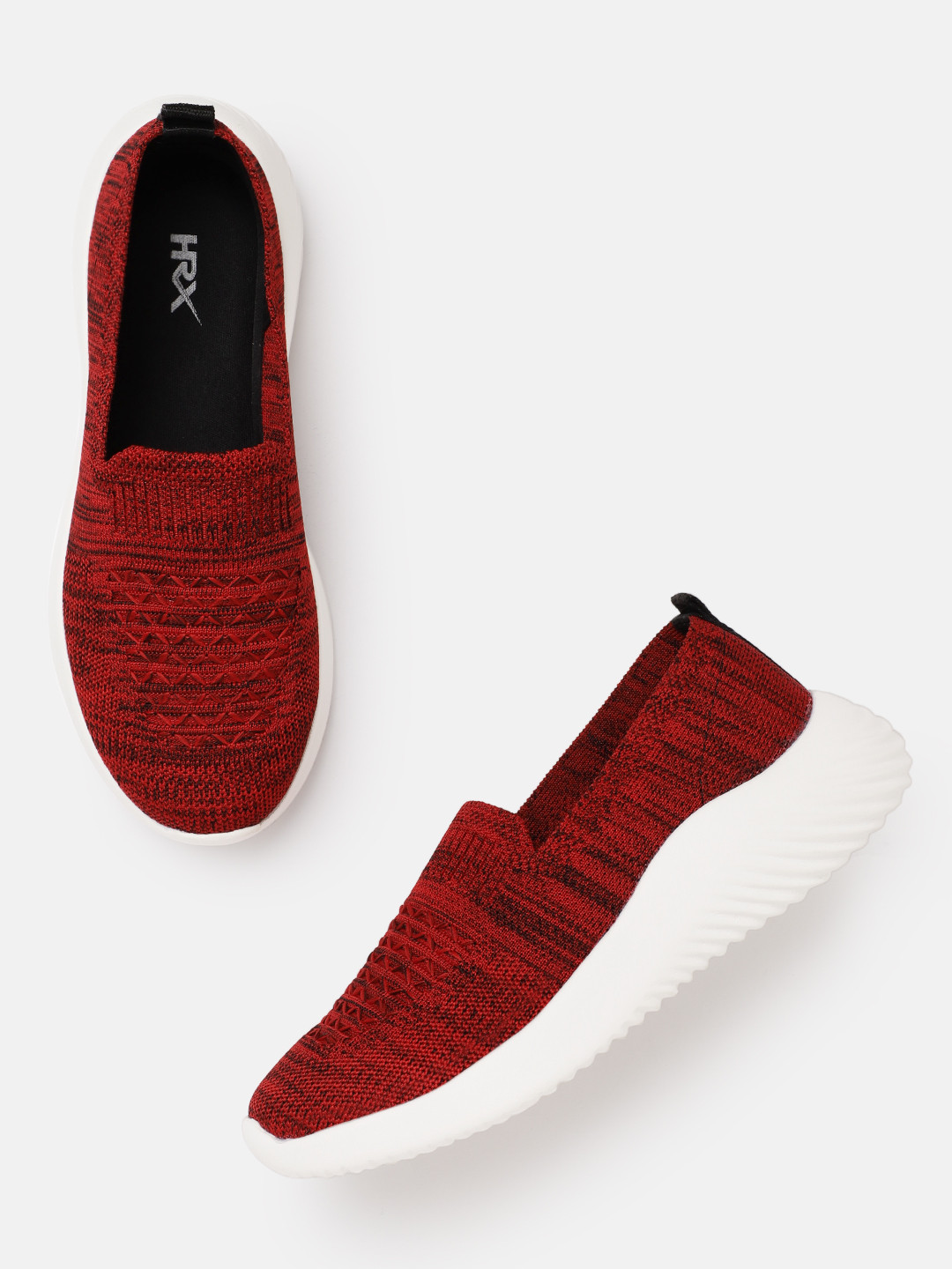 

HRX by Hrithik Roshan Women Red Textile Running Shoes
