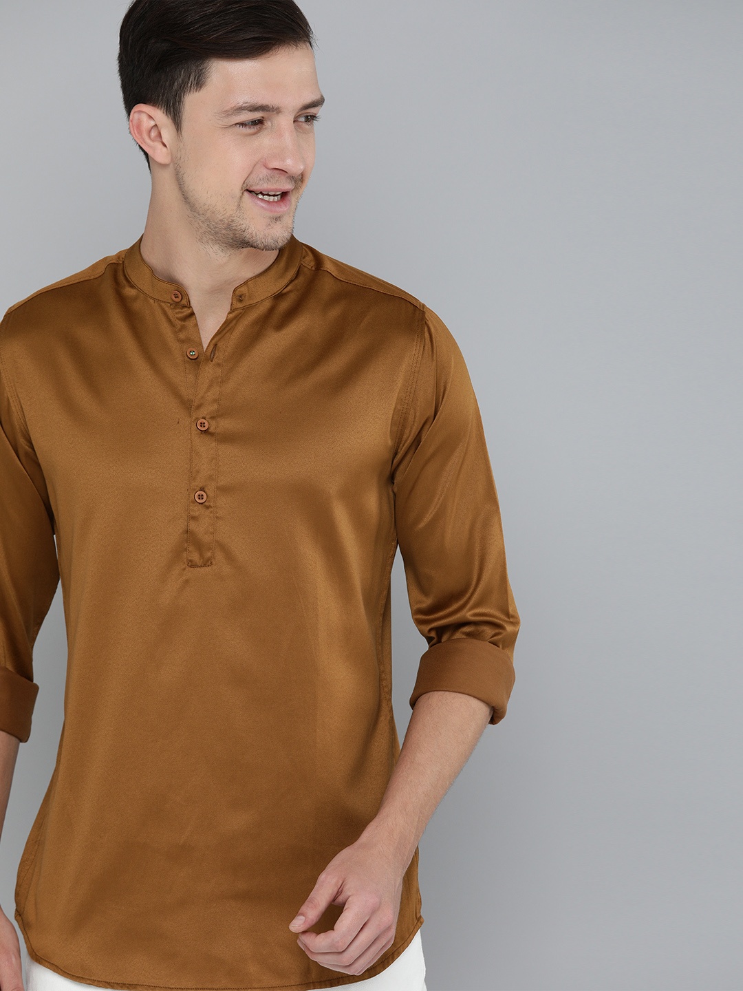 

M&H Our Water Men Brown Sustainable Casual Shirt