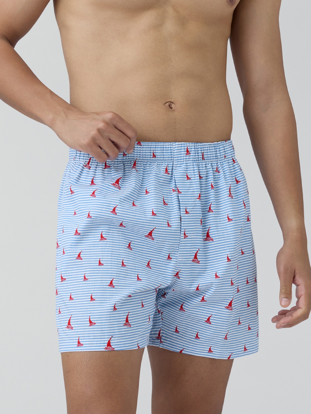 

XYXX Men Blue & Red Printed Boxers XYBOX21