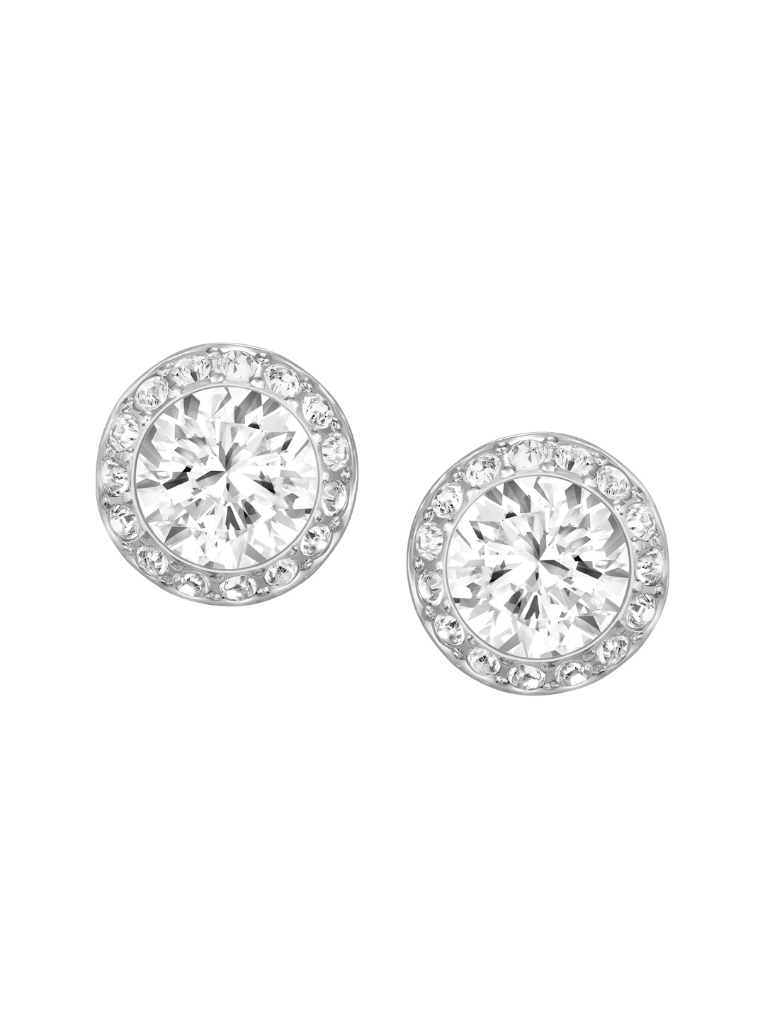 

SWAROVSKI Rhodium-Plated Silver-Toned Angelic Pierced Earrings