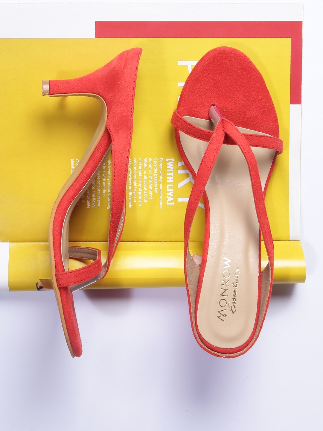 

Monrow Women Red Solid Heels