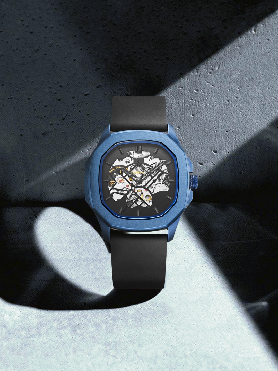 

KREDO Men OTUS Blue Automatic Skeleton Analogue Watch-KW067