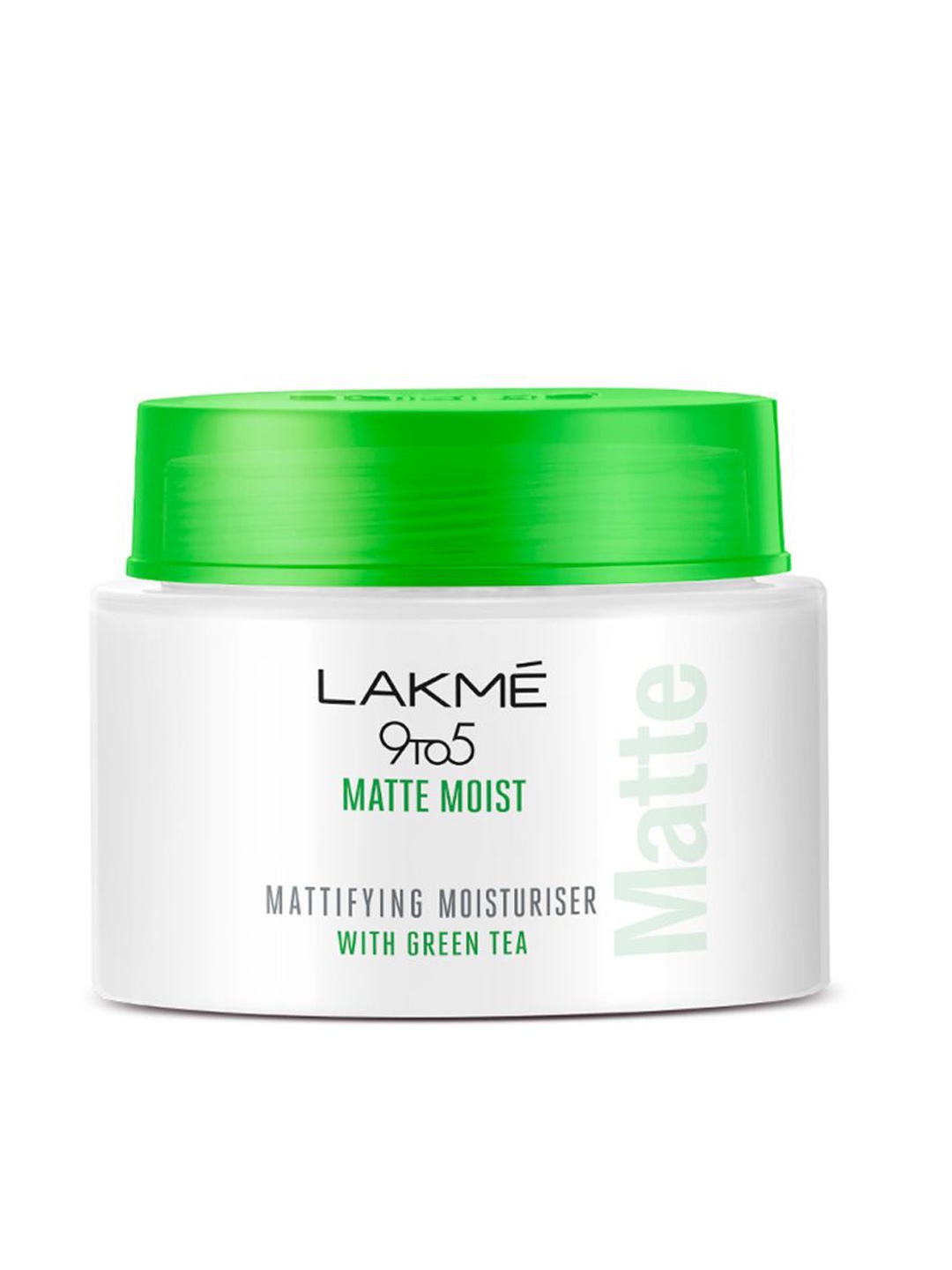 

Lakme 9 To 5 Matte Moist Mattifying Moisturiser with Green Tea- 50 g, White