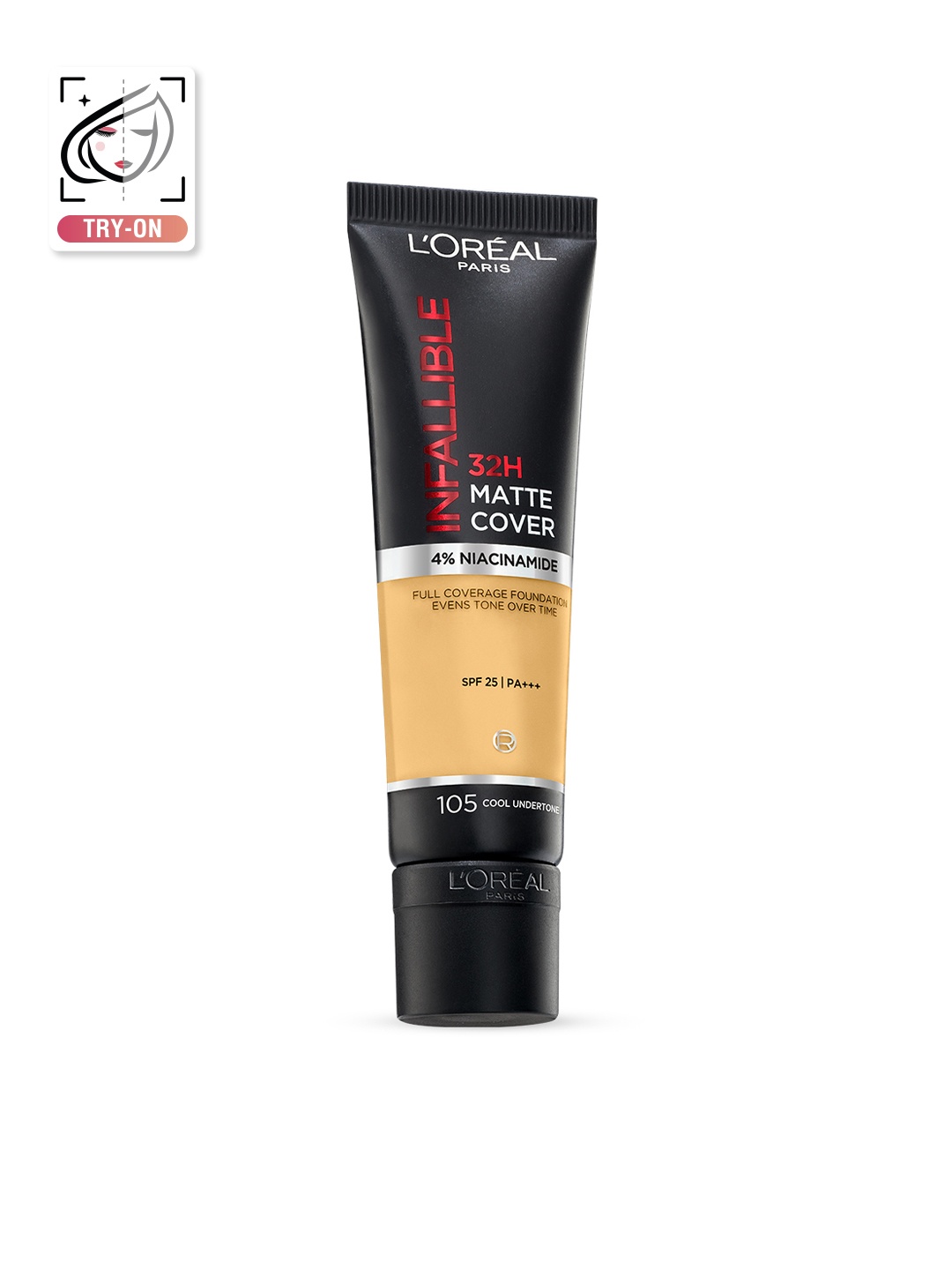 

L'Oreal Paris Infallible 32H Matte Cover Liquid Foundation 30 ml - 105, Beige