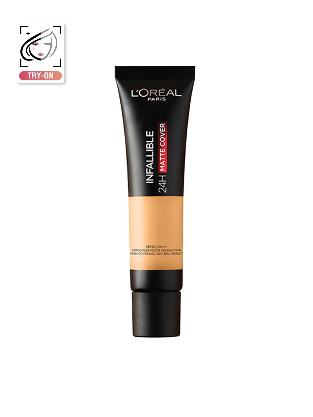 

LOreal Paris Infallible 24H Matte Cover SPF20 PA+++ Foundation-Natural Vanilla 123, Beige