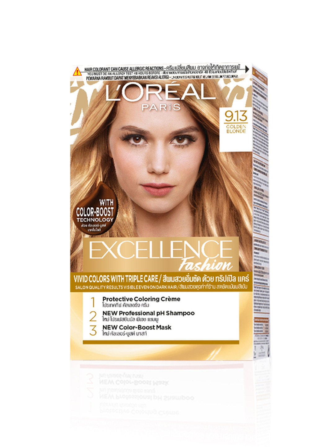 

LOreal Paris Excellence Fashion Hair Color - Golden Beige Blonde