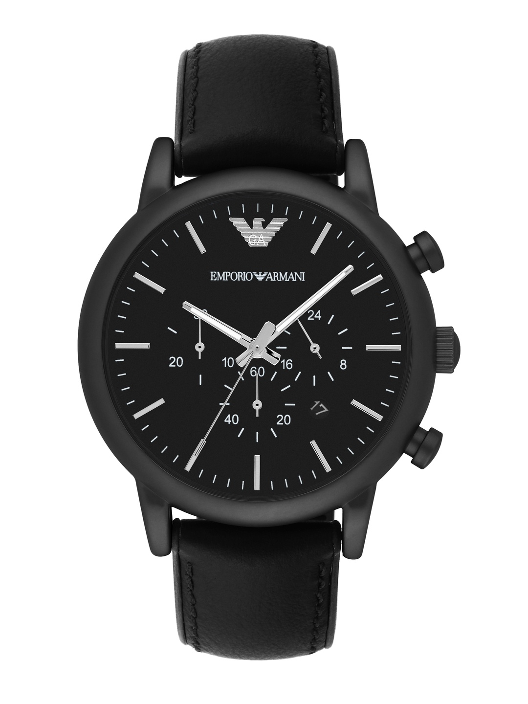 

Emporio Armani Men Black Dial Chronograph Watch AR1970