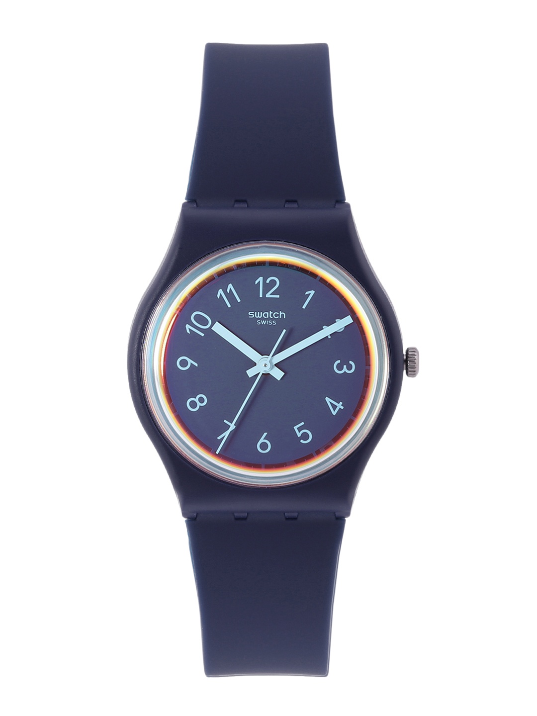 

Swatch Women Navy Blue Water Resistant Analogue Watch GN274