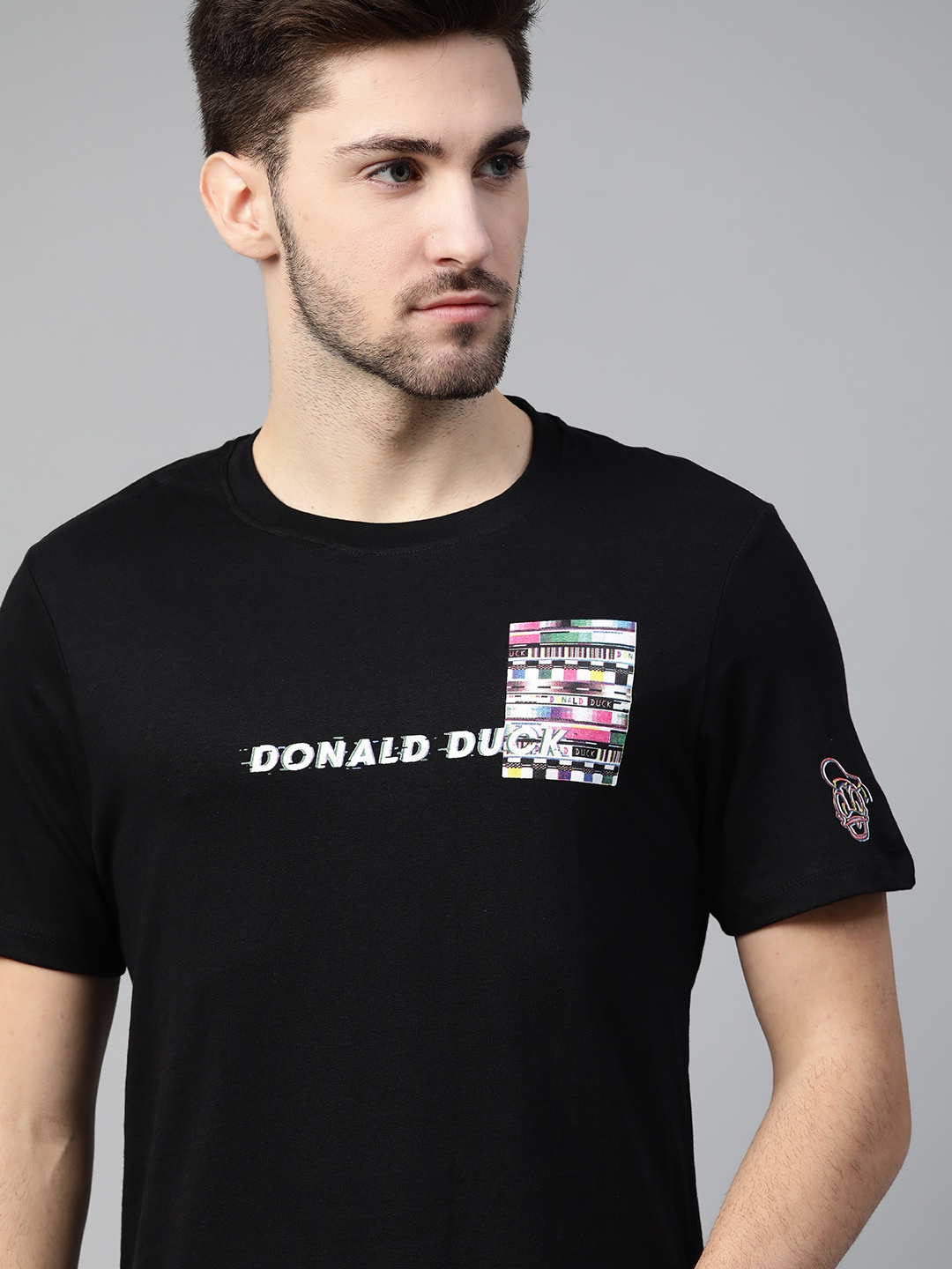 

Kook N Keech Disney Men Black Pure Cotton Printed Pure Cotton T-shirt