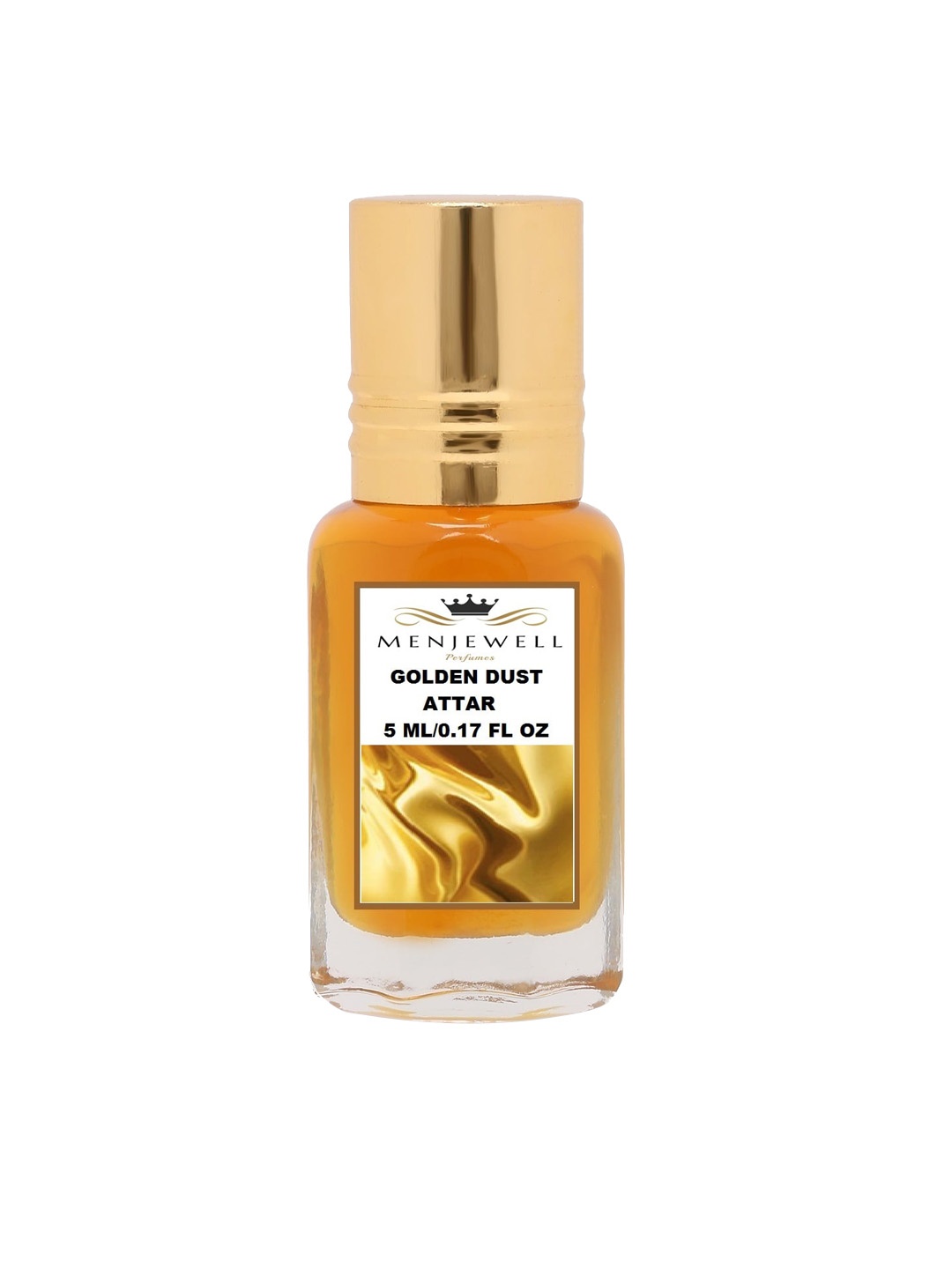 

Menjewell Fragrances Golden Dust Floral Attar Perfume, Transparent