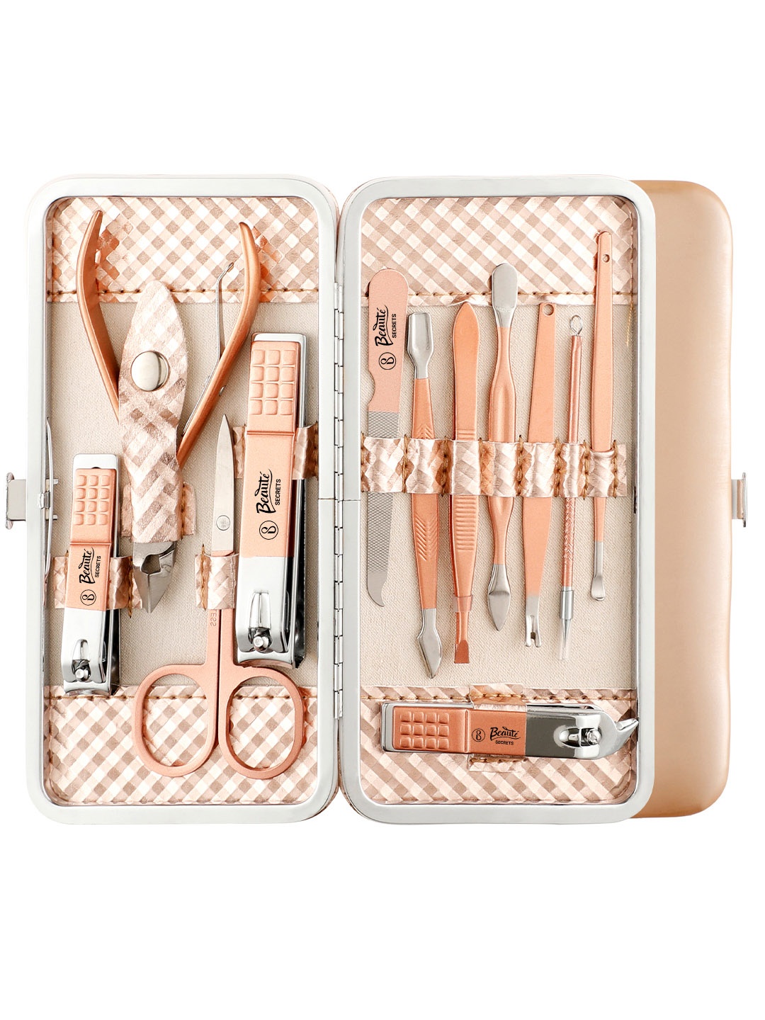 

Beaute Secrets Rose Gold Professional Nail Care Manicure Pedicure Kit