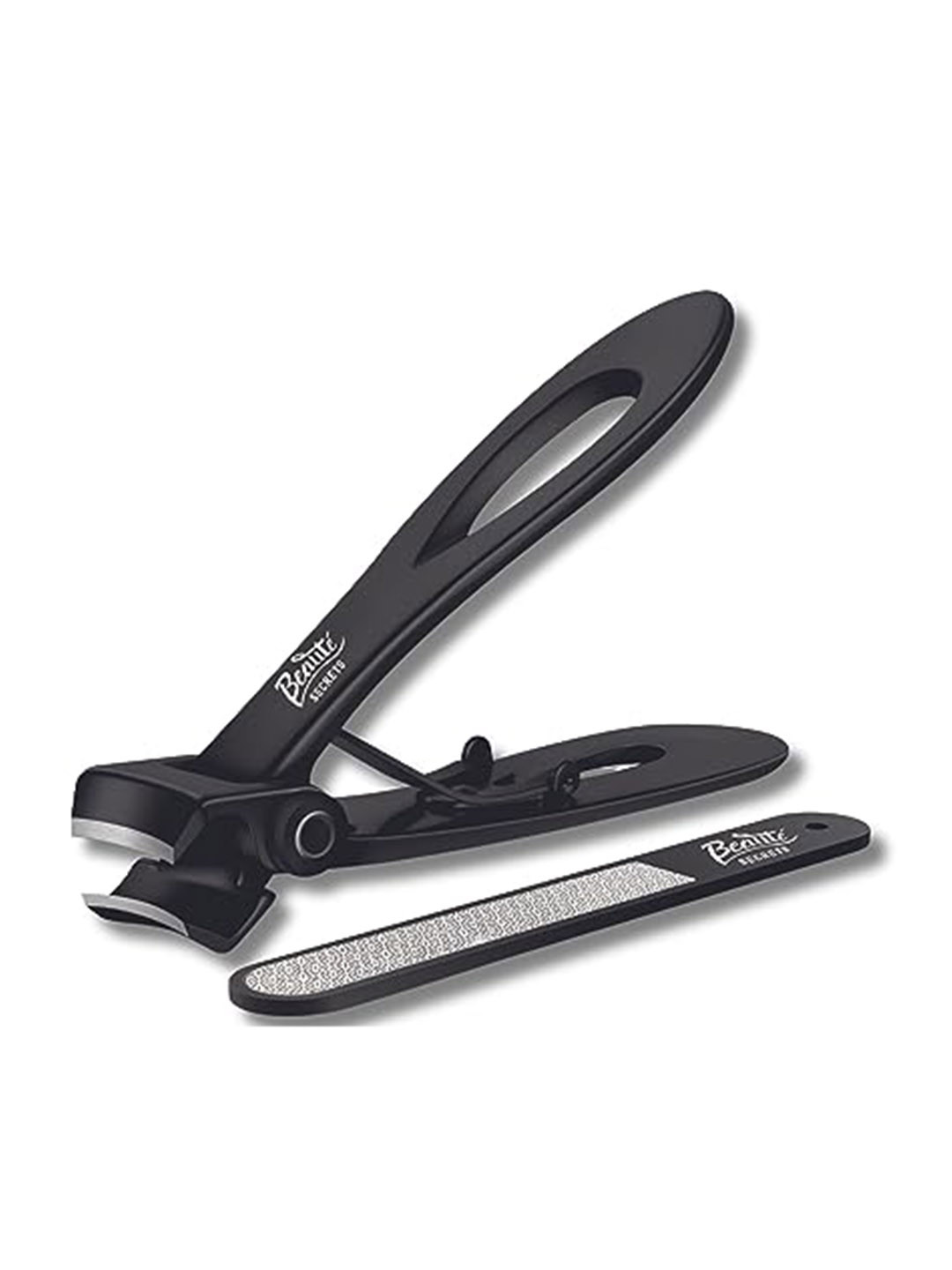 

Beaute Secrets Stainless Steel Nail Clipper and Nail Filer Set, Silver