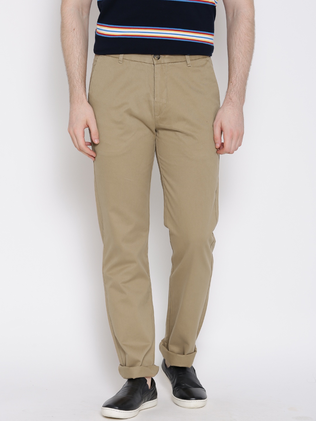

U.S. Polo Assn. Khaki Slim Fit Casual Trousers