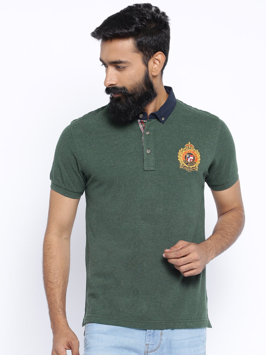 

U.S. Polo Assn. Green Polo Pure Cotton T-shirt