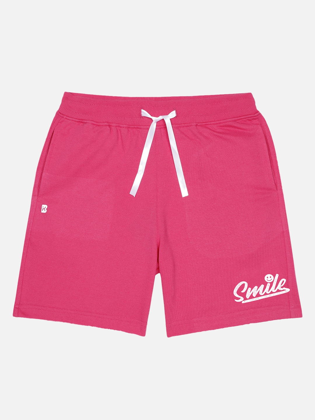 

PROTEENS Girls Pink Solid Slim Fit Antiviral & Antibacterial Protection Regular Shorts