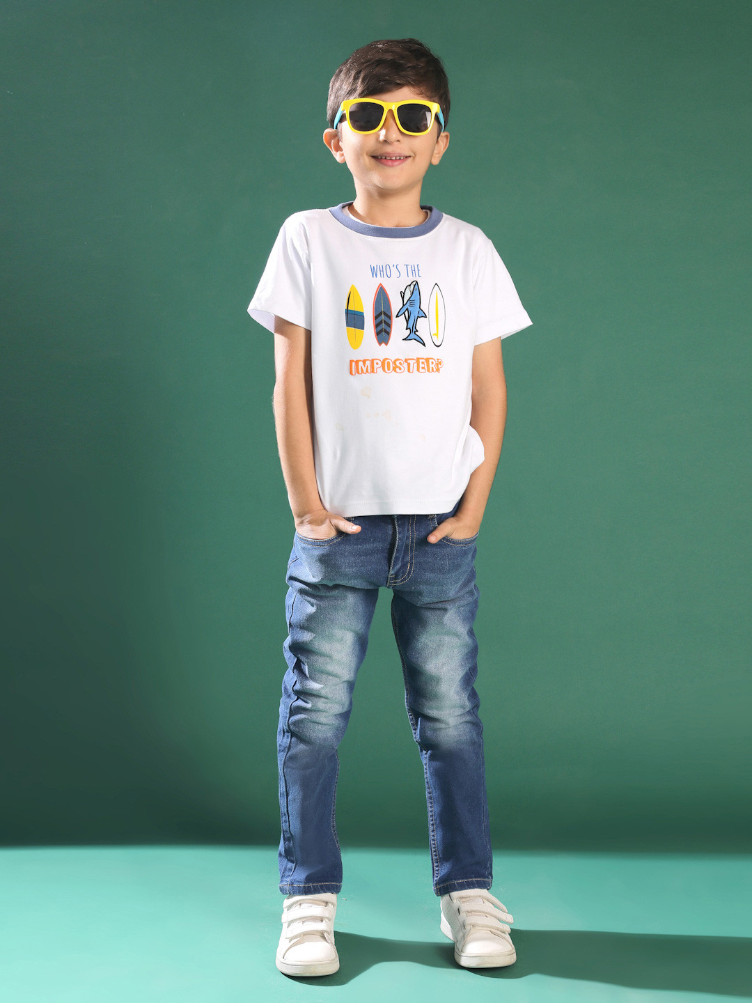 

TALES & STORIES Boys Blue Slim Fit Jeans