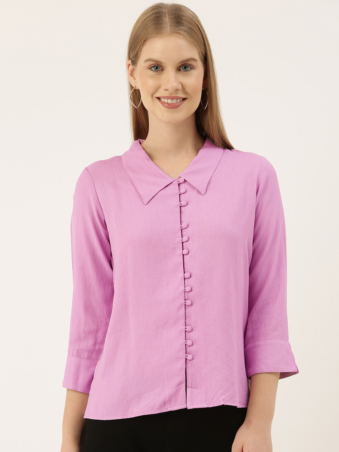 

AND Purple Regular Top