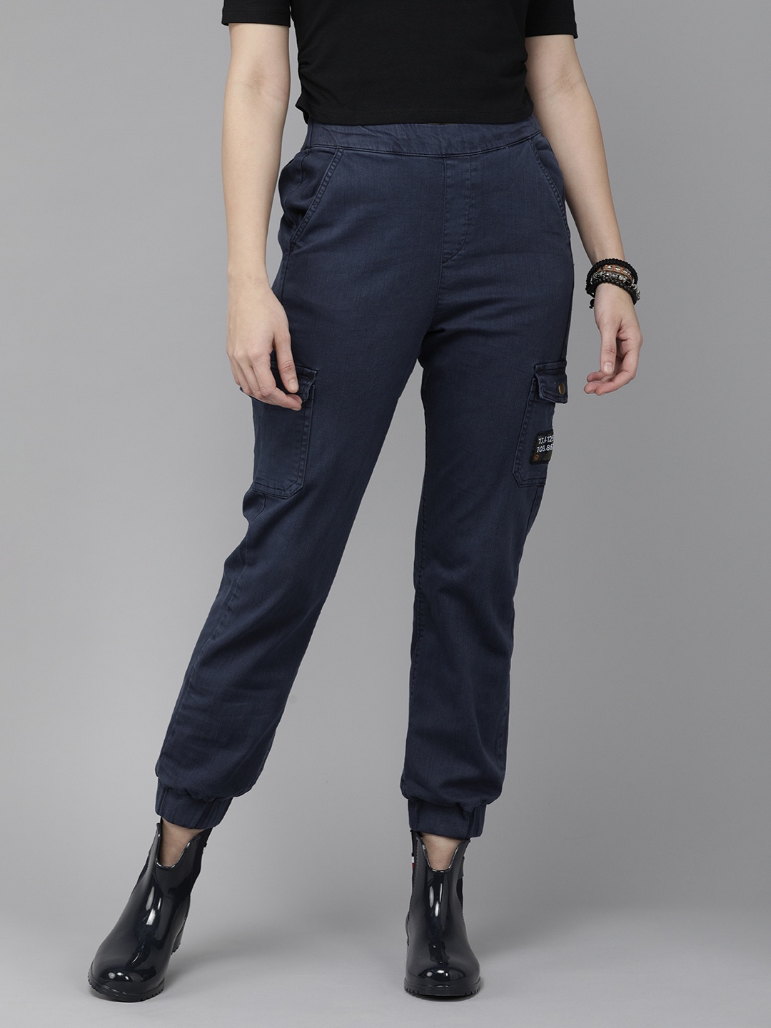 

Roadster X Discovery Adventures Women Teal Blue Utility Joggers