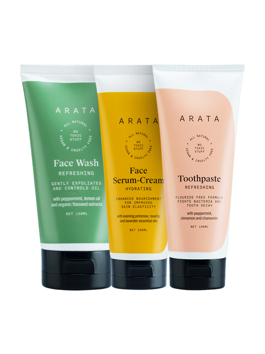 

ARATA Face And Oral Care Gift Box, White