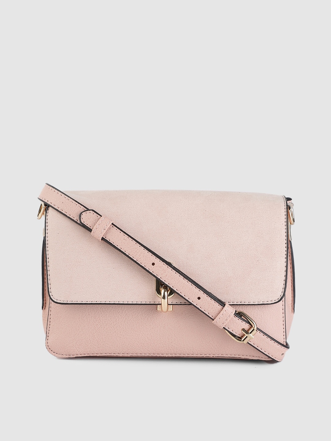 

Accessorize Nude Pink Solid Sling Bag