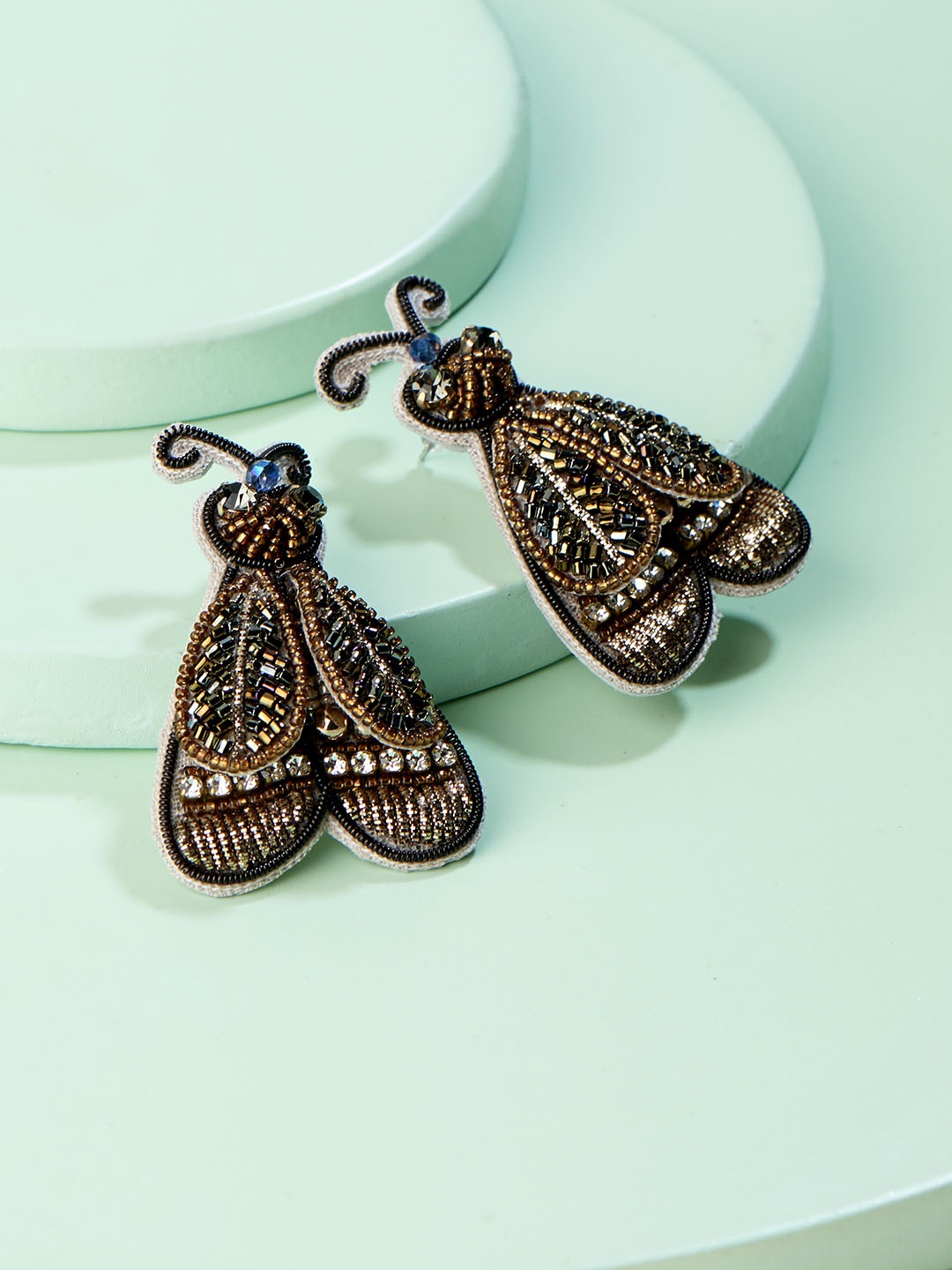 

Runway Ritual Multicoloured Contemporary Drop Earrings, Multi
