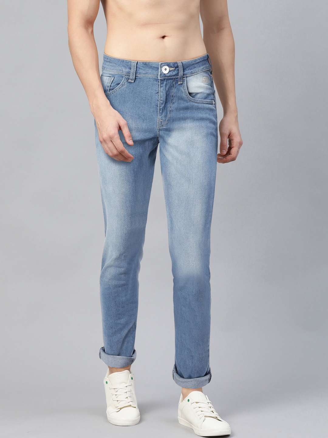 

Flying Machine Men Blue Jackson Skinny Fit Low-Rise Clean Look Stretchable Jeans