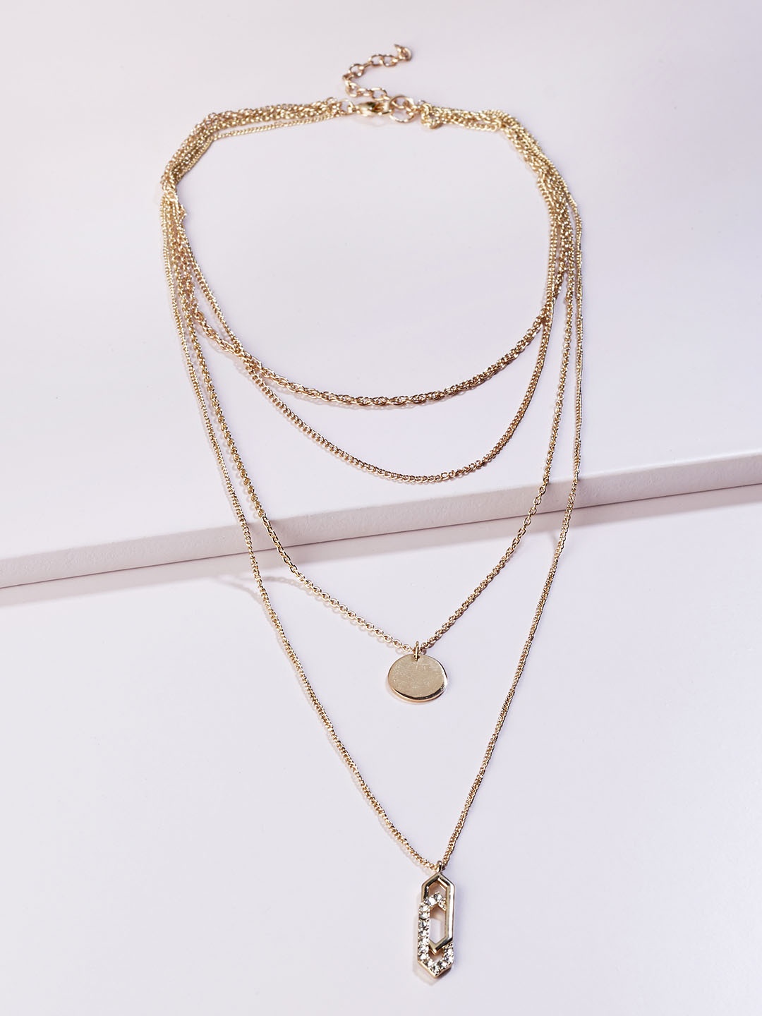 

Runway Ritual Gold-Toned Metal Gold-Plated Layered Necklace
