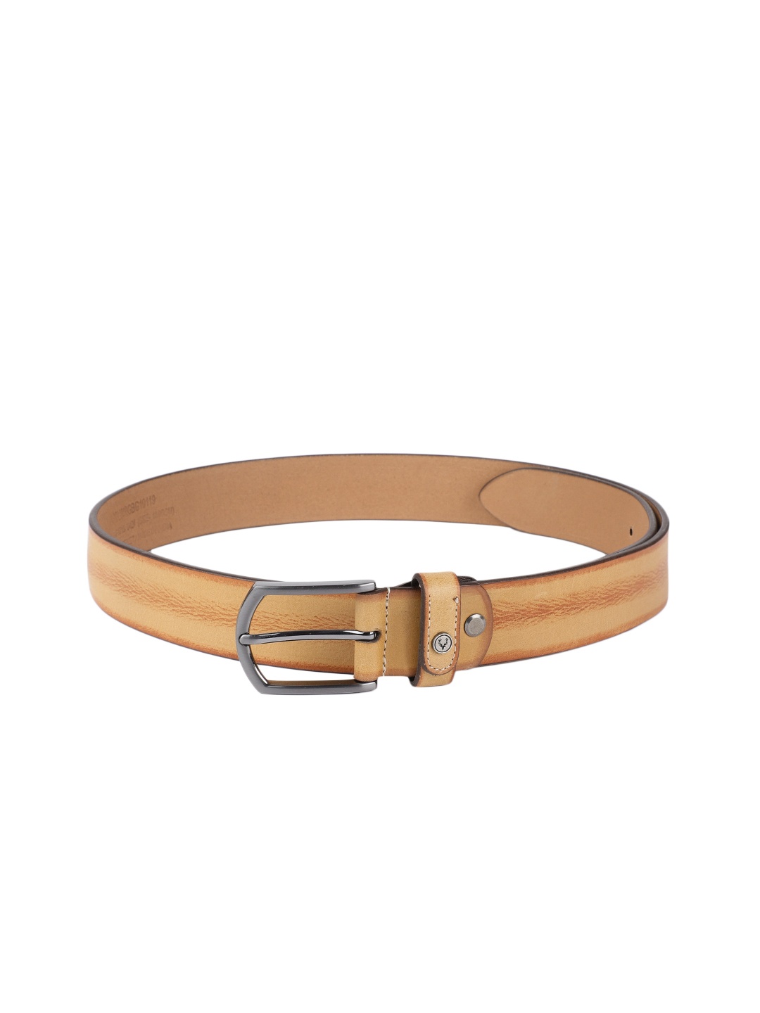 

Allen Solly Men Tan Brown Leather Belt