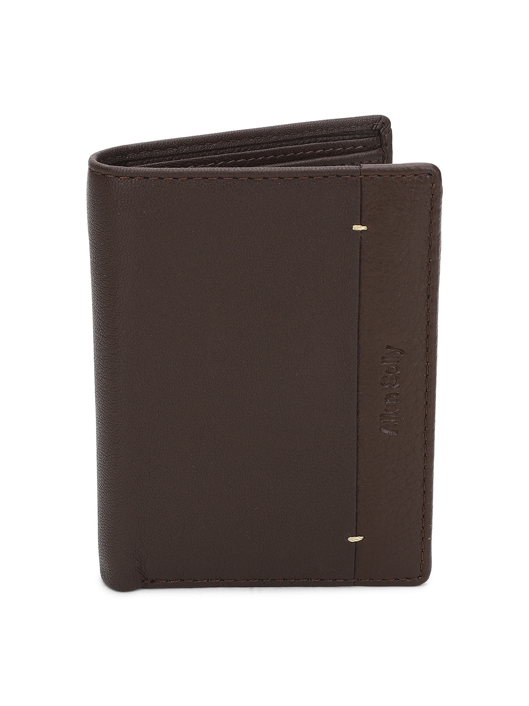 

Allen Solly Men Brown Solid Leather Two Fold Wallet