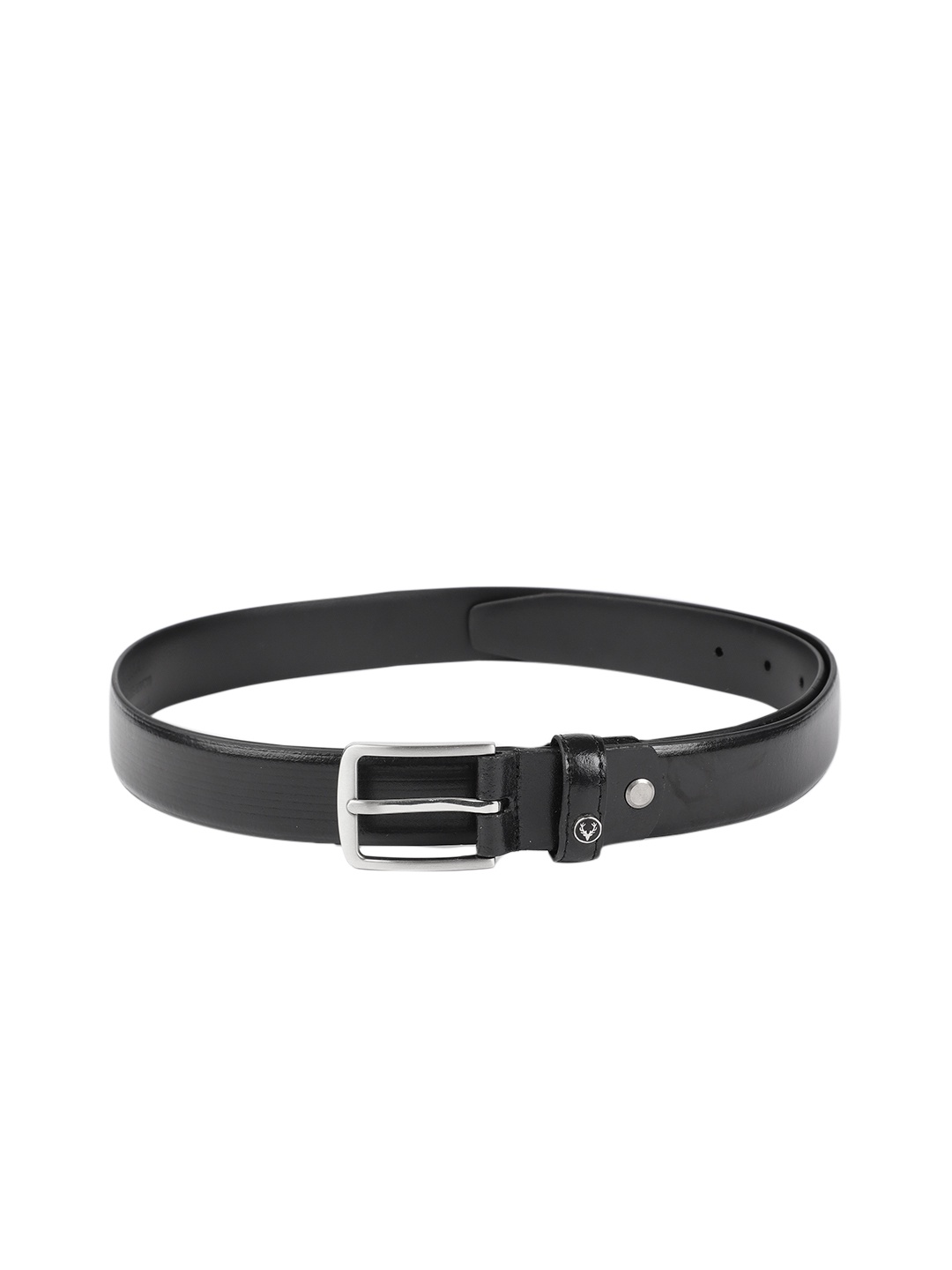 

Allen Solly Men Black Leather Formal Belt