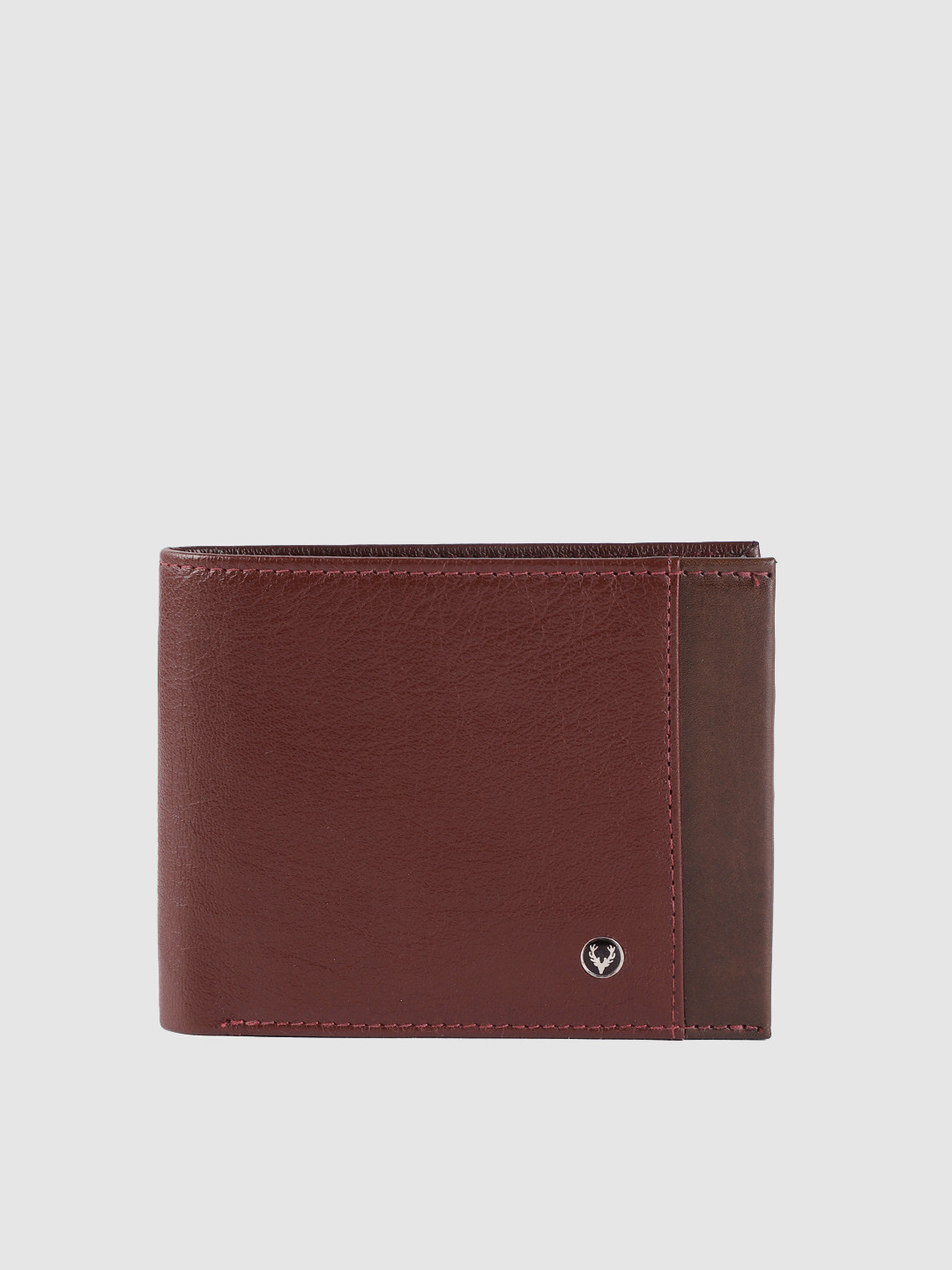 

Allen Solly Men Brown Solid Two Fold Leather Wallet