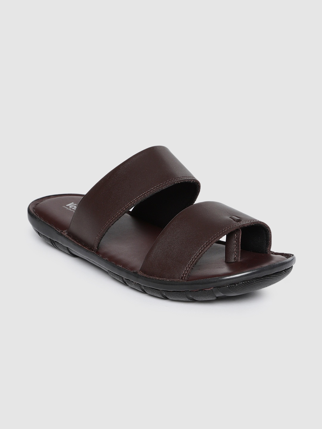 

Ventoland Men Brown Leather Comfort Sandals