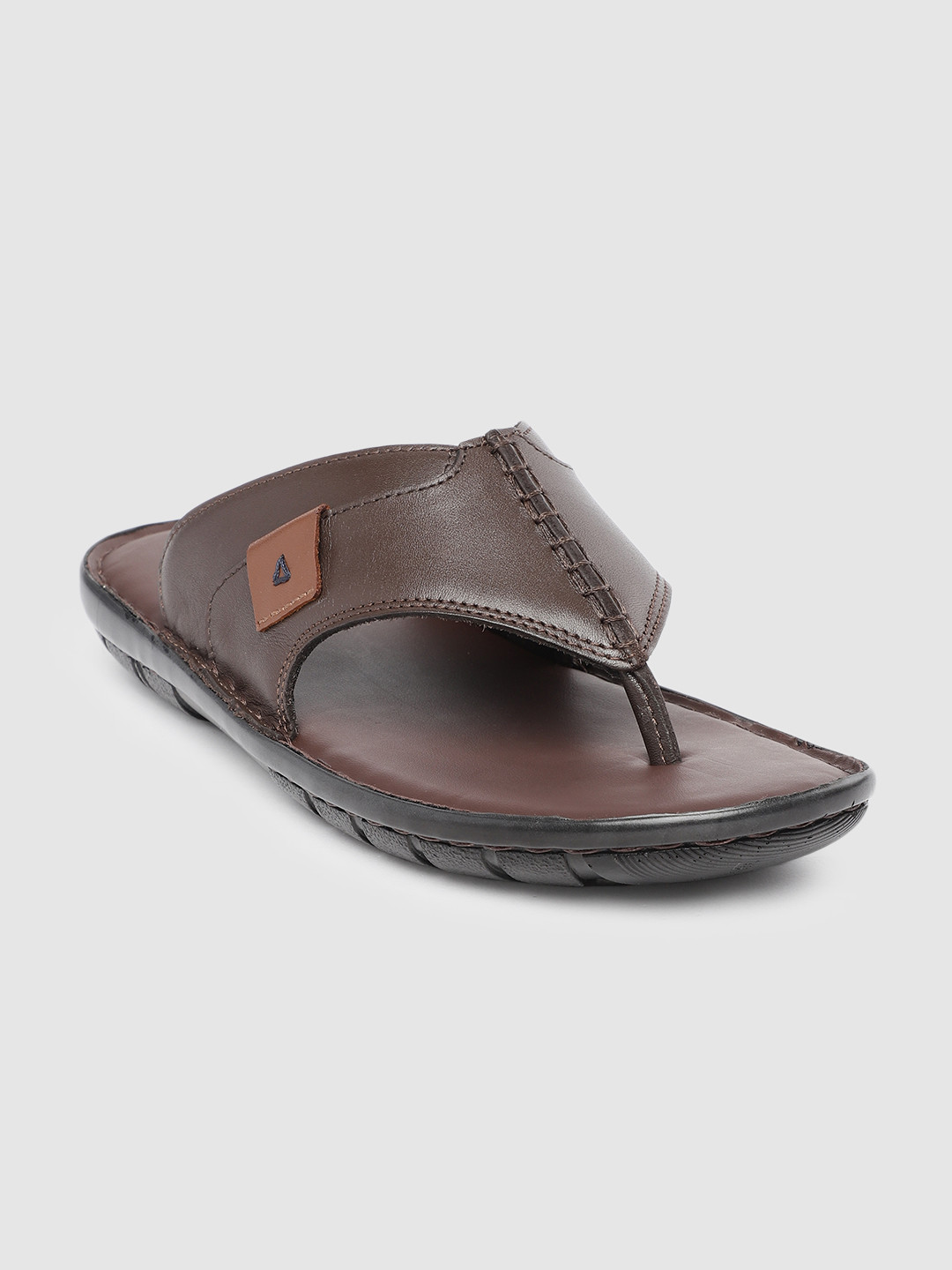 

Ventoland Men Brown Leather Sandals