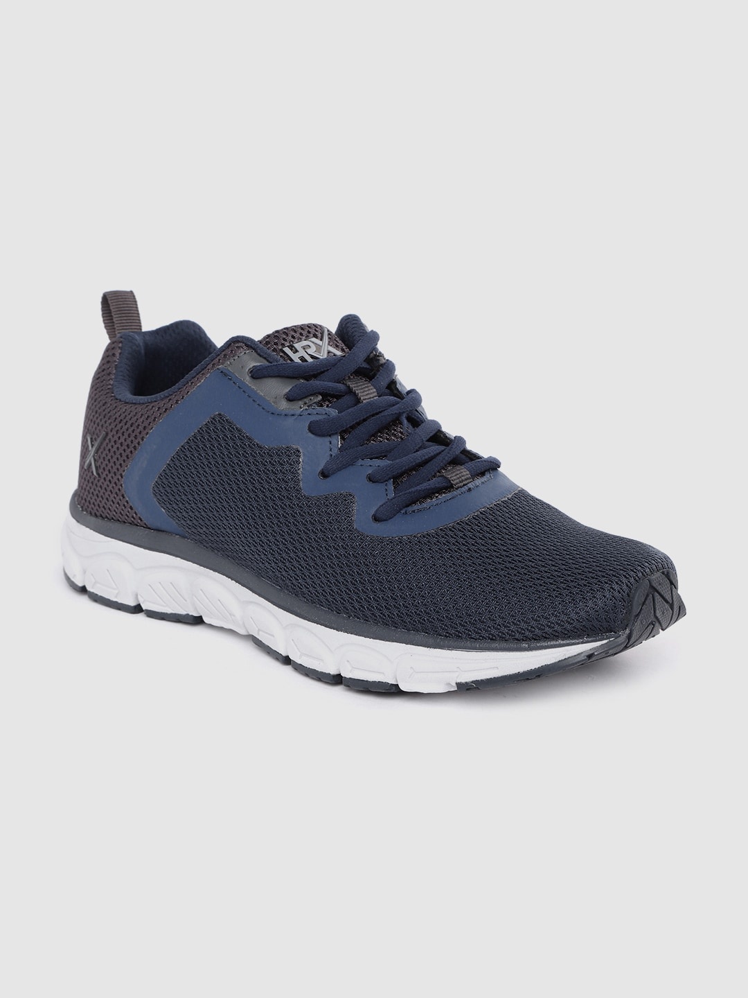 

HRX by Hrithik Roshan Men Navy & Charcoal Colourblocked Road Running Shoes, Navy blue