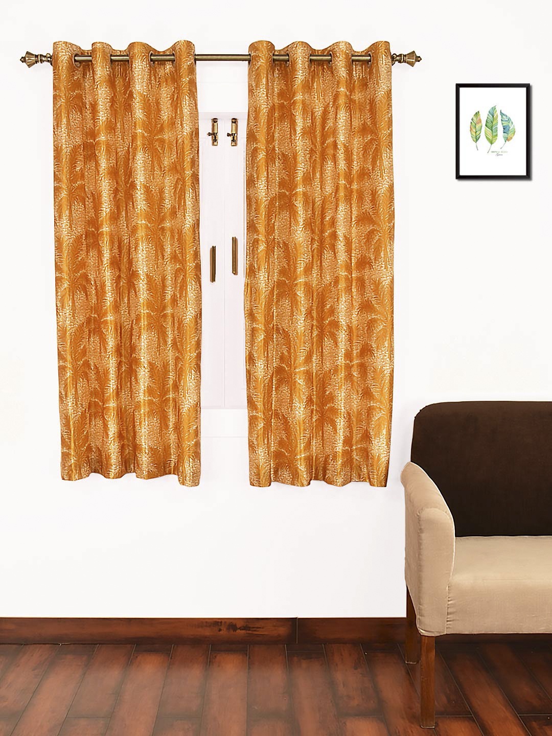 

Ariana Orange & Yellow Set of 2 Curtains