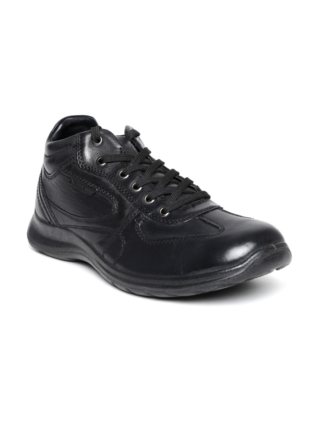 

Woodland ProPlanet Men Black Leather Casual Shoes