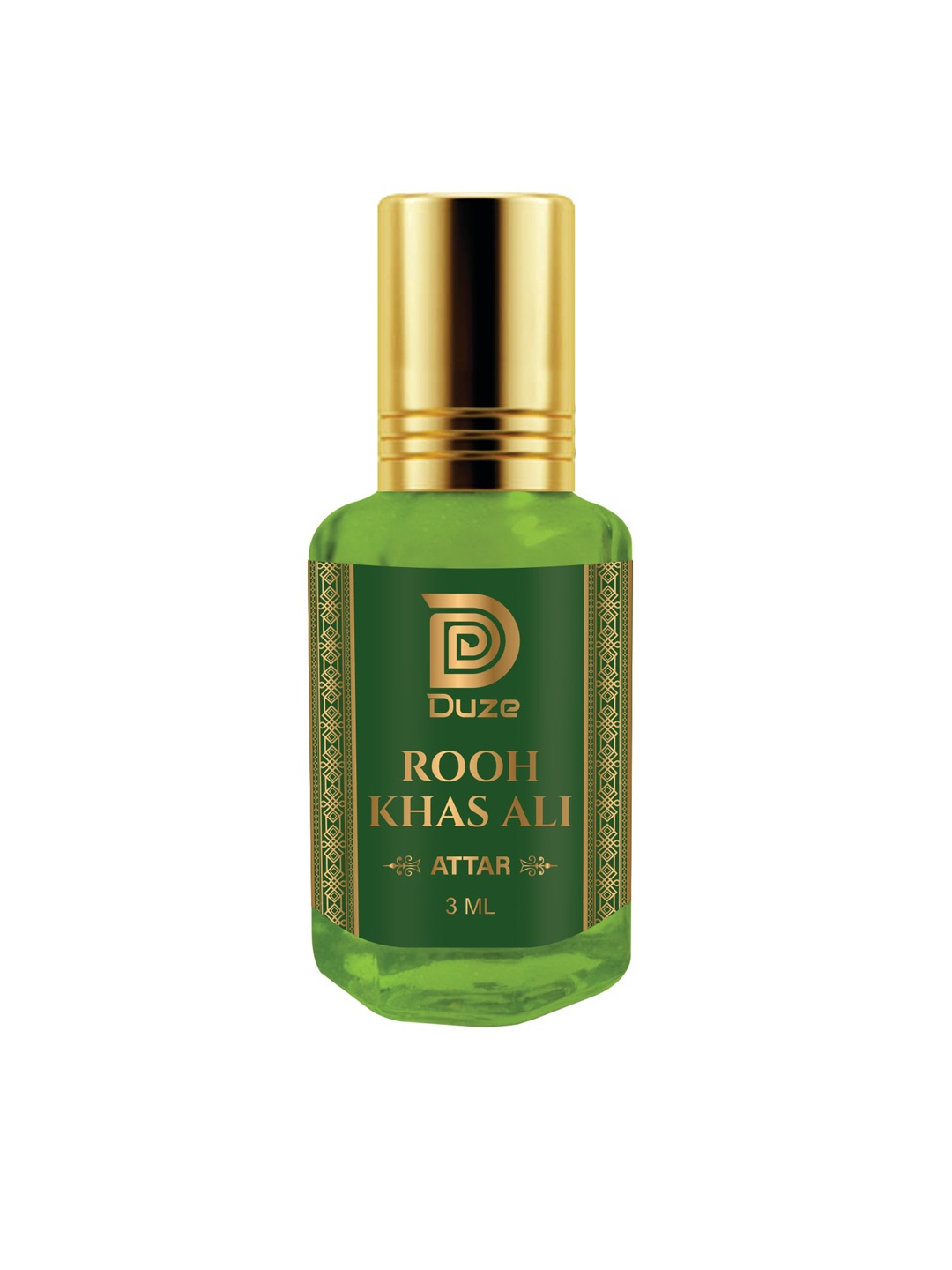 

Duze Natural Rooh Khush Ali Attar 3ml, Green