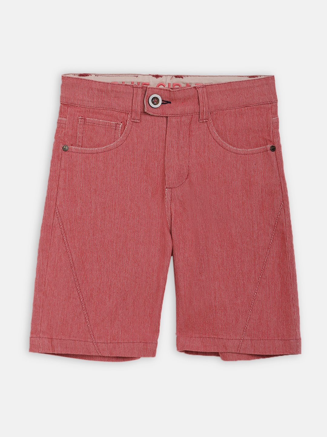 

Blue Giraffe Boys Red Solid Regular Fit Regular Shorts