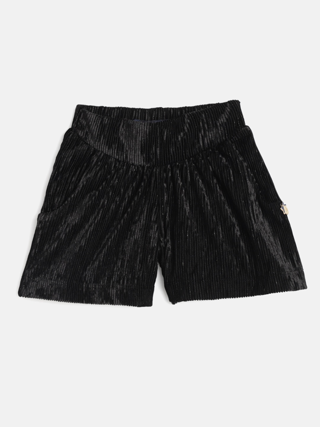 

Allen Solly Junior Girls Black Solid Hot Pants