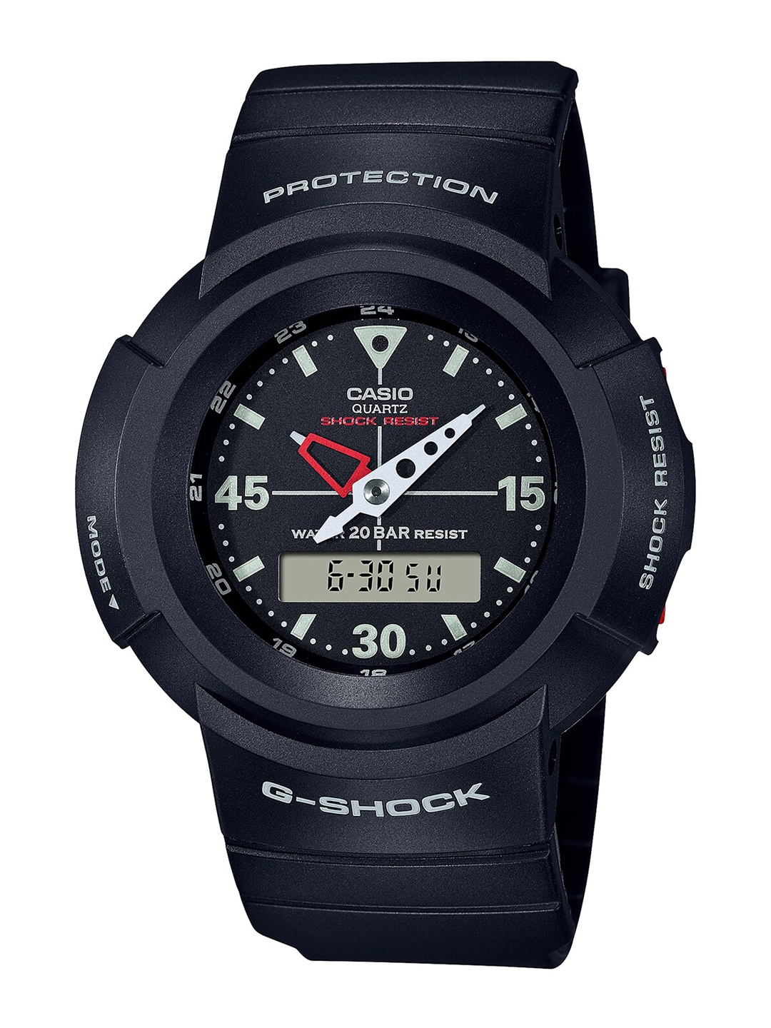 

CASIO Men Black Analogue and Digital Watch G1079