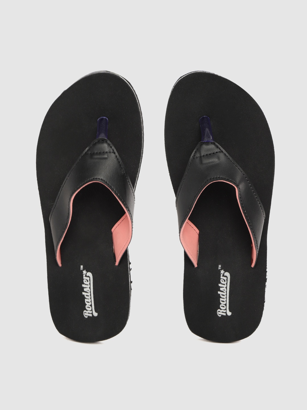 

Roadster Women Black Solid Thong Flip-Flops