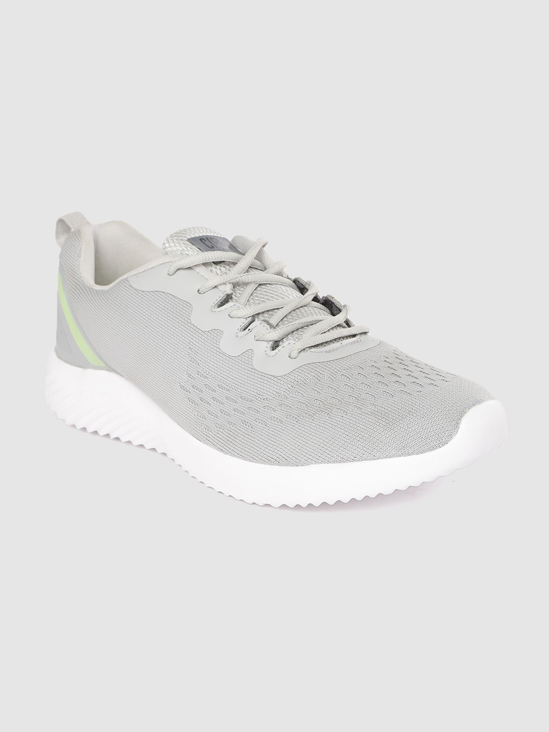 

Crew STREET Men Grey Woven Design Running Shoes