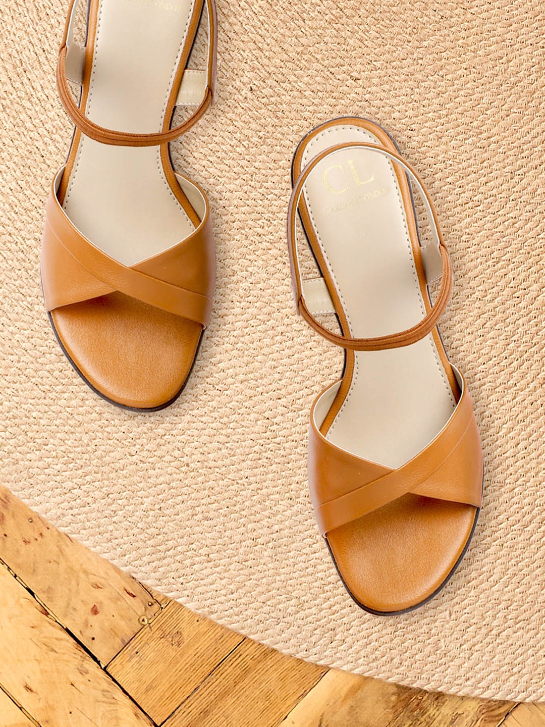 

Carlton London Women Tan Brown Solid Heels