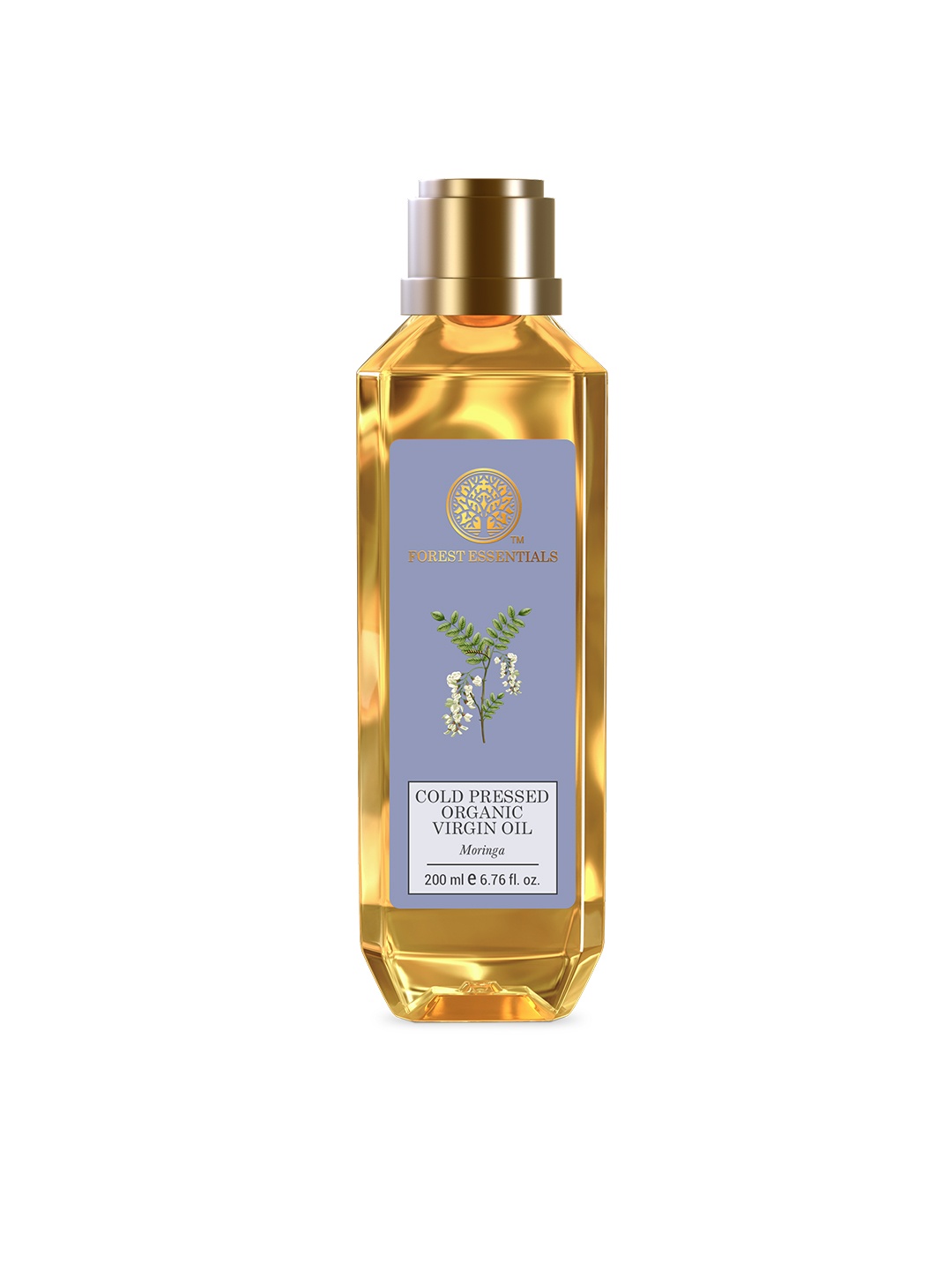 

Forest Essentials Organic Cold Pressed Virgin Moringa Oil For Skin & Hair - 200ml, Pink