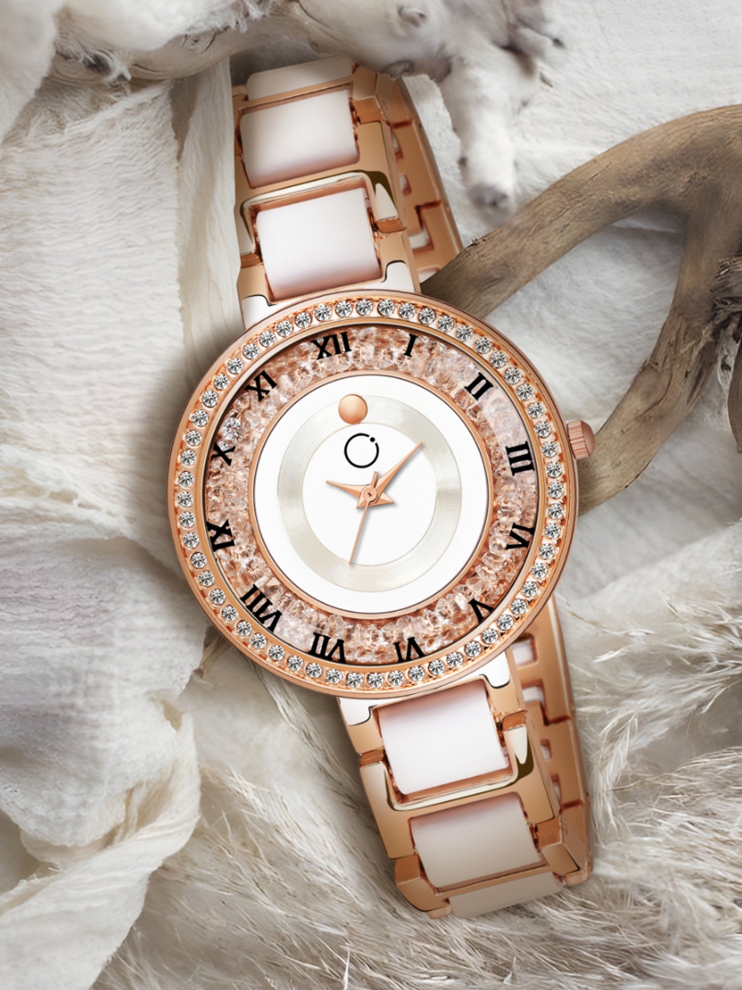 

CARLINGTON Women White Analogue Watch
