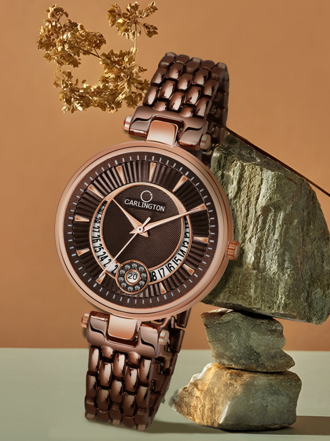 

CARLINGTON Women Brown Analogue Watch Carlington Bella L504 Brown-Brown