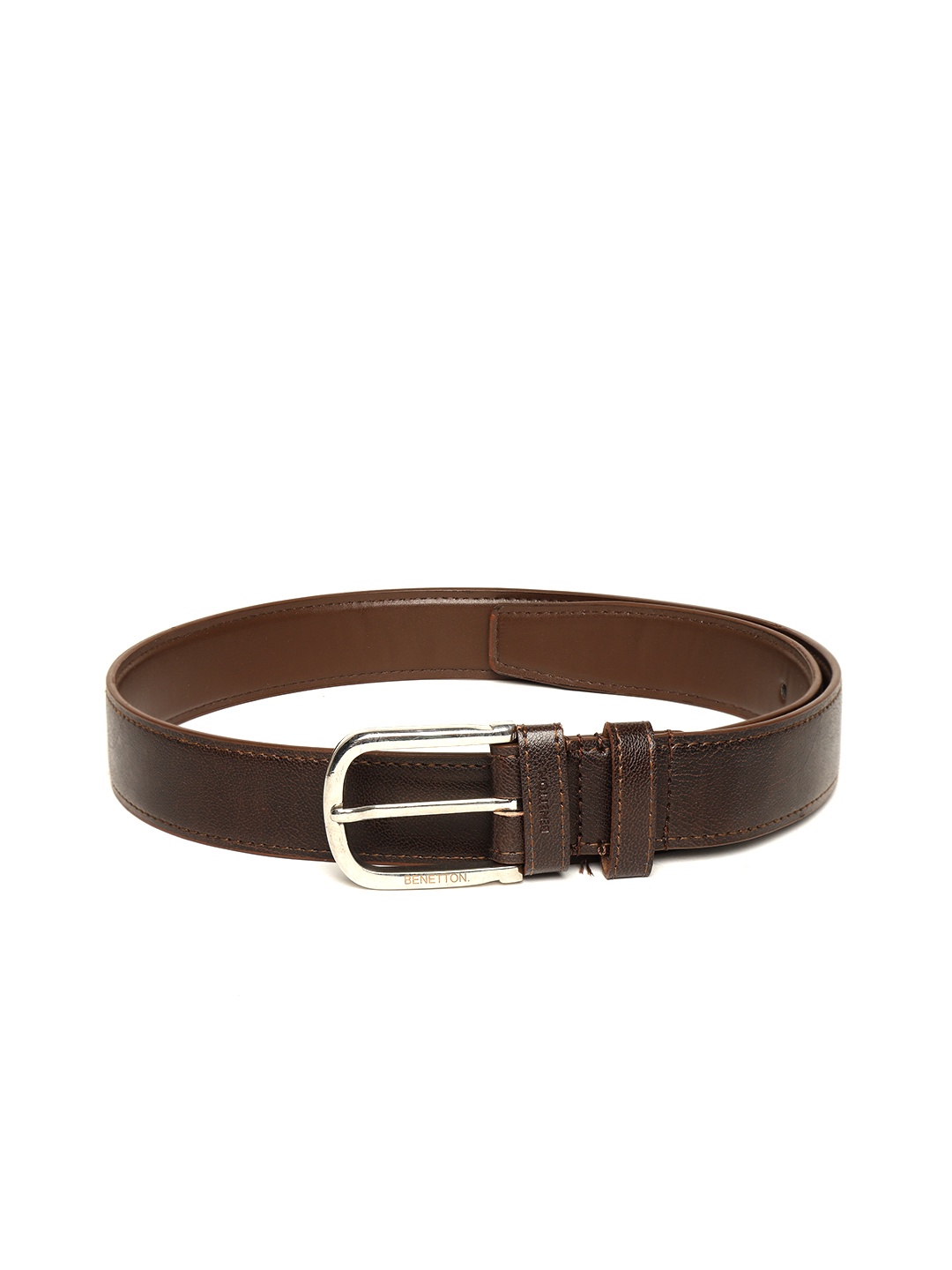

United Colors of Benetton Men Coffee Brown Solid Belt